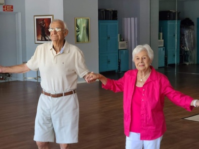 Celebrating 66 years together - with dance!